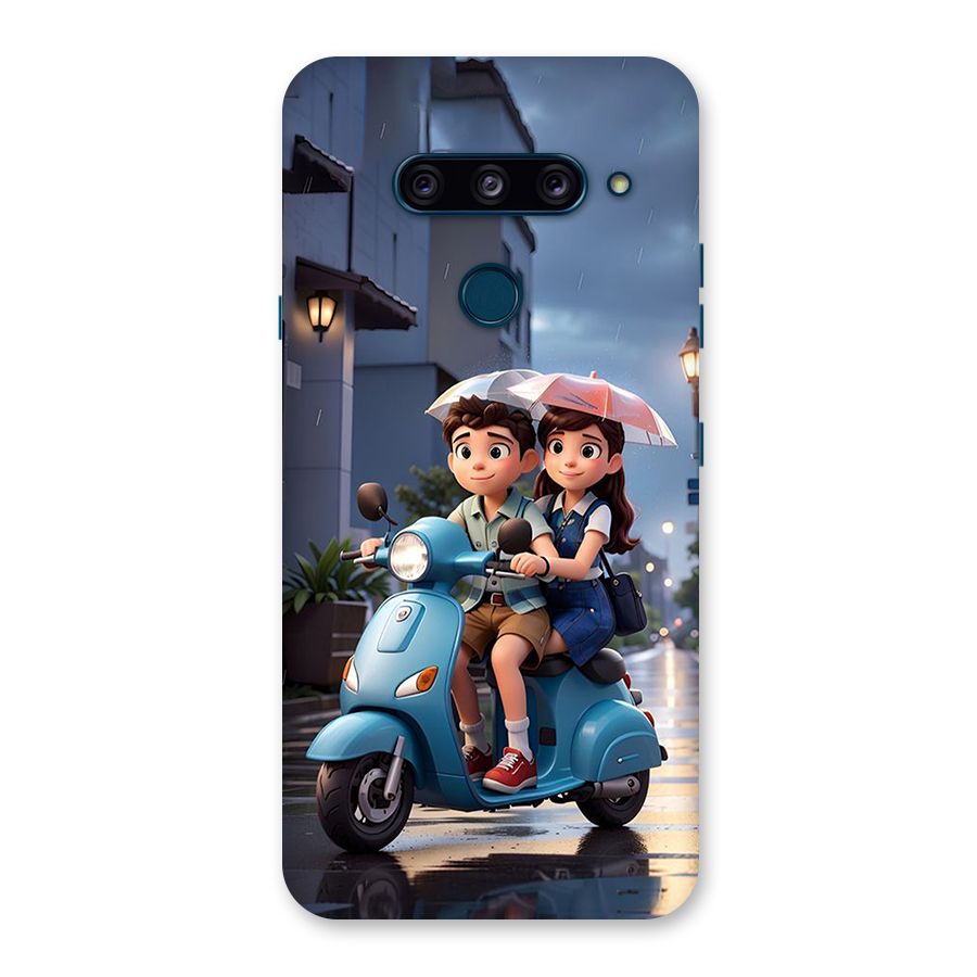 Cute Teen Scooter Back Case for LG  V40 ThinQ