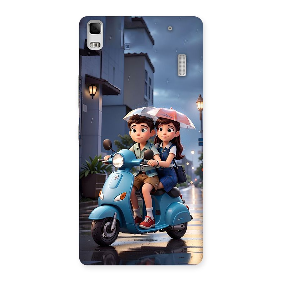 Cute Teen Scooter Back Case for Lenovo A7000