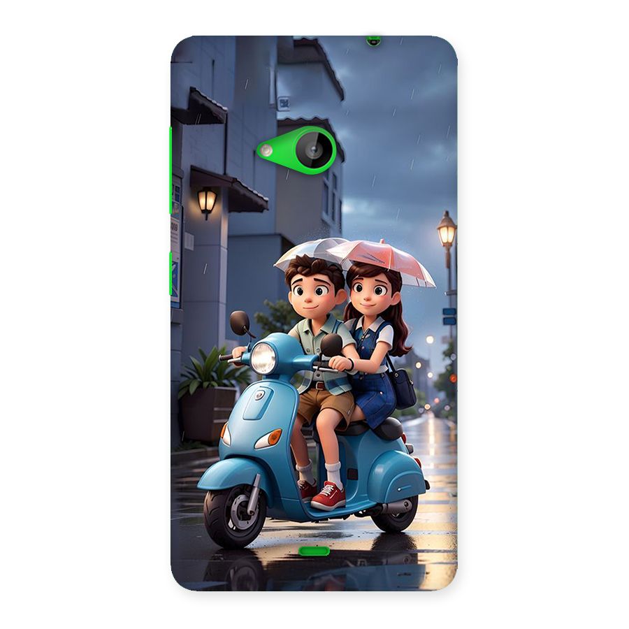 Cute Teen Scooter Back Case for Lumia 535