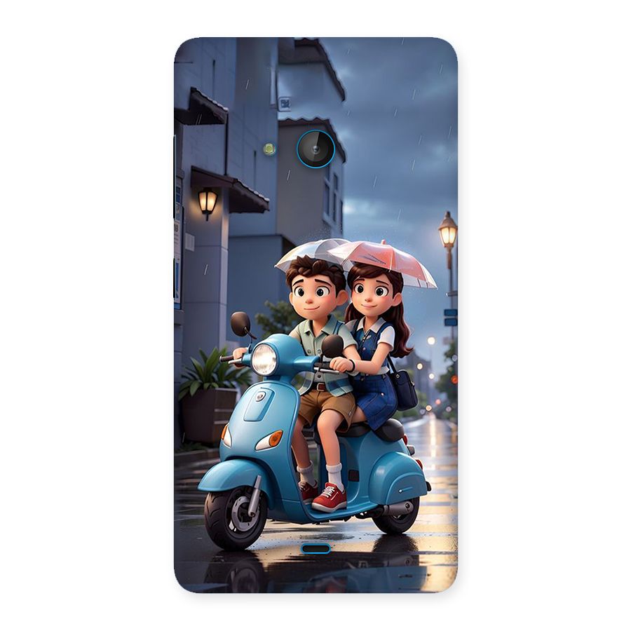 Cute Teen Scooter Back Case for Lumia 540