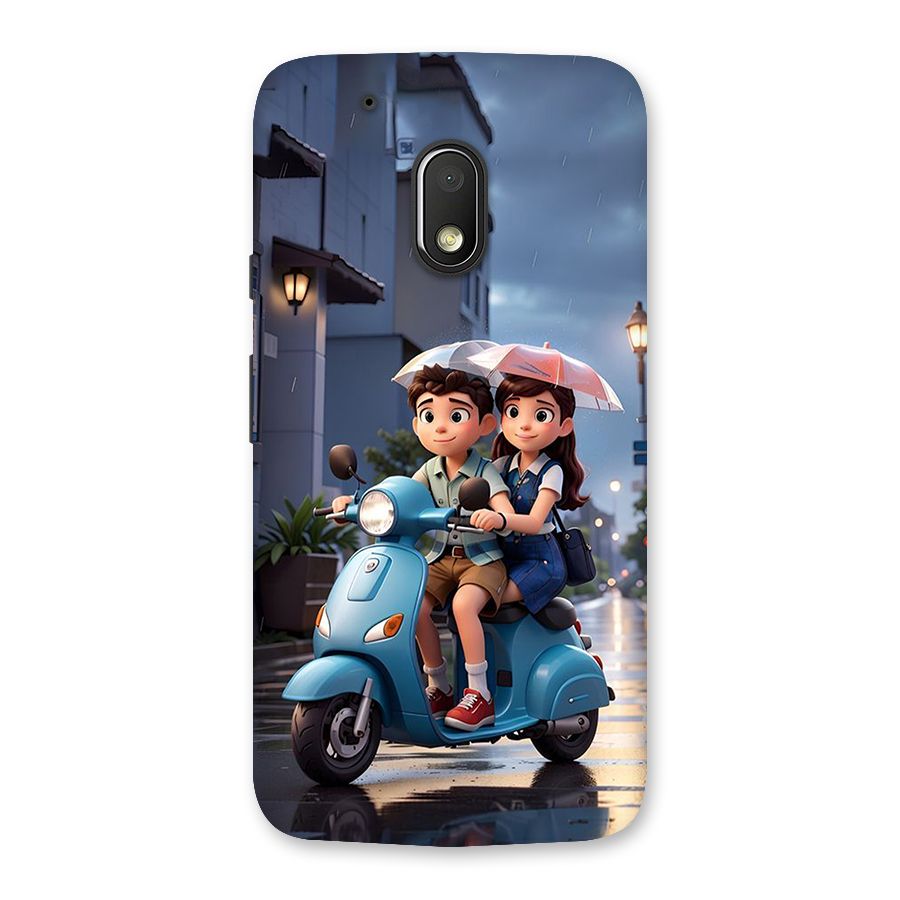 Cute Teen Scooter Back Case for Moto G4 Play