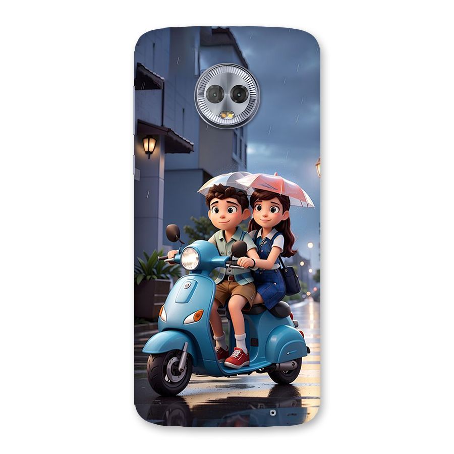 Cute Teen Scooter Back Case for Moto G6 Plus