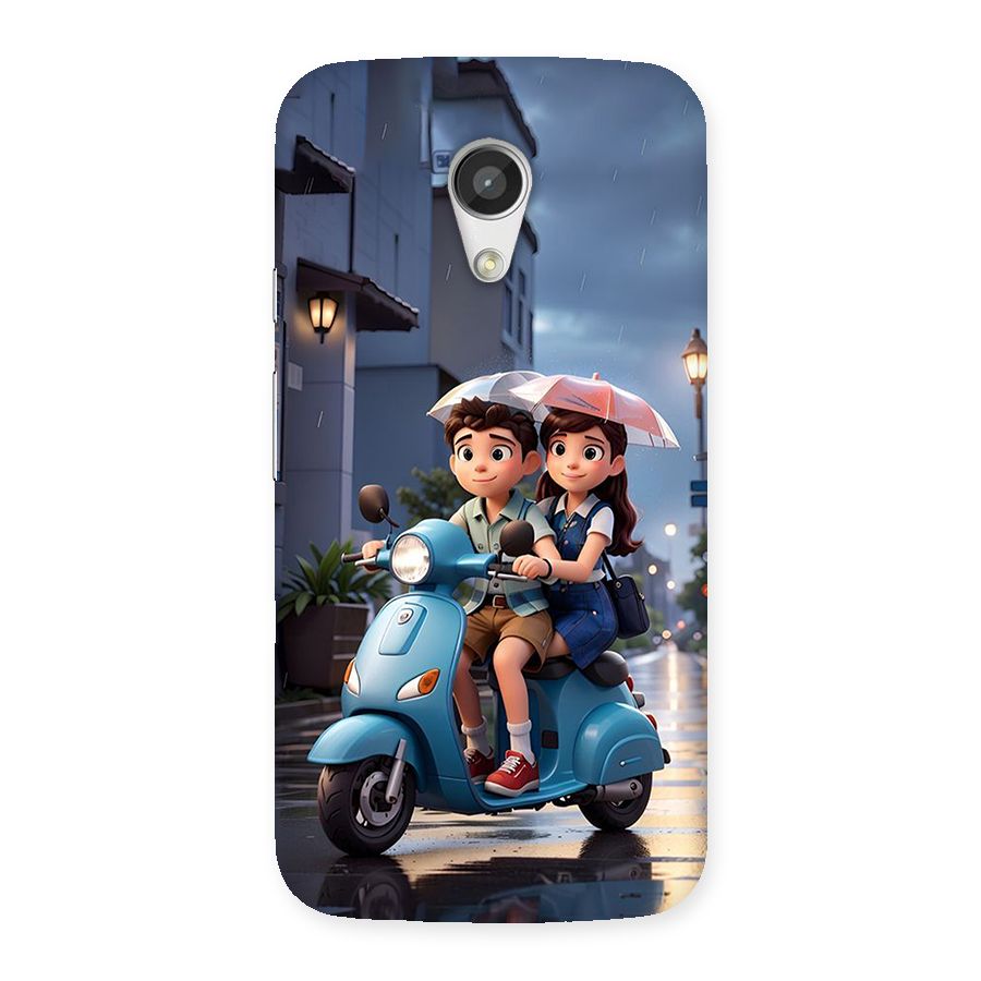 Cute Teen Scooter Back Case for Moto G 2nd Gen