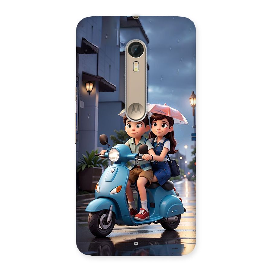 Cute Teen Scooter Back Case for Moto X Style