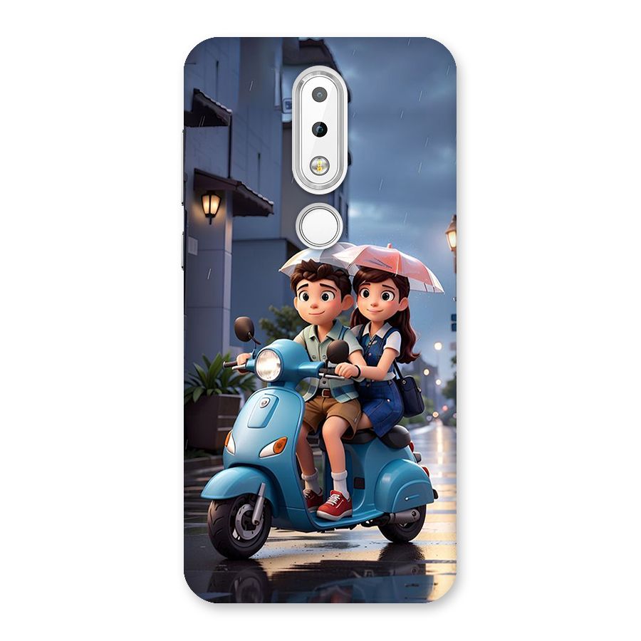 Cute Teen Scooter Back Case for Nokia 6.1 Plus