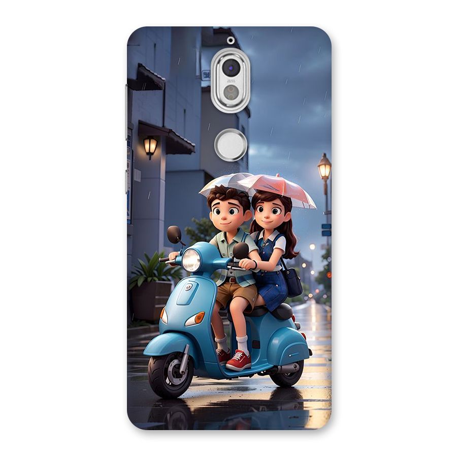 Cute Teen Scooter Back Case for Nokia 7