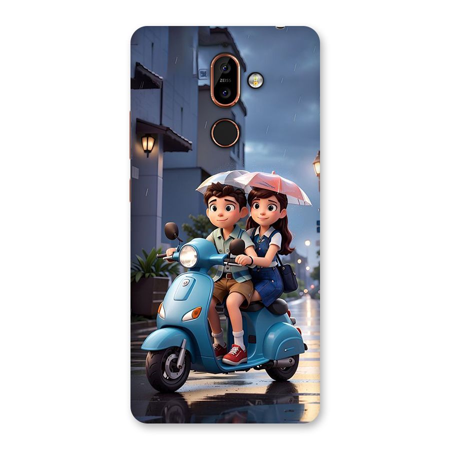 Cute Teen Scooter Back Case for Nokia 7 Plus