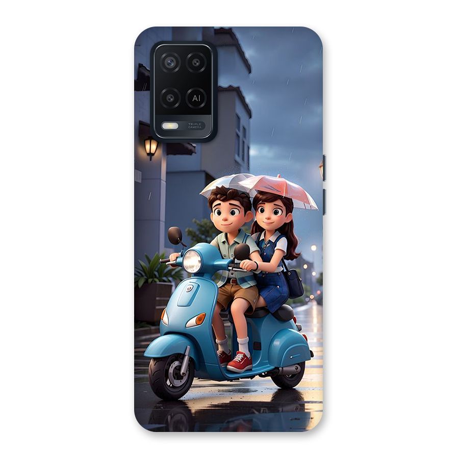 Cute Teen Scooter Back Case for Oppo A54
