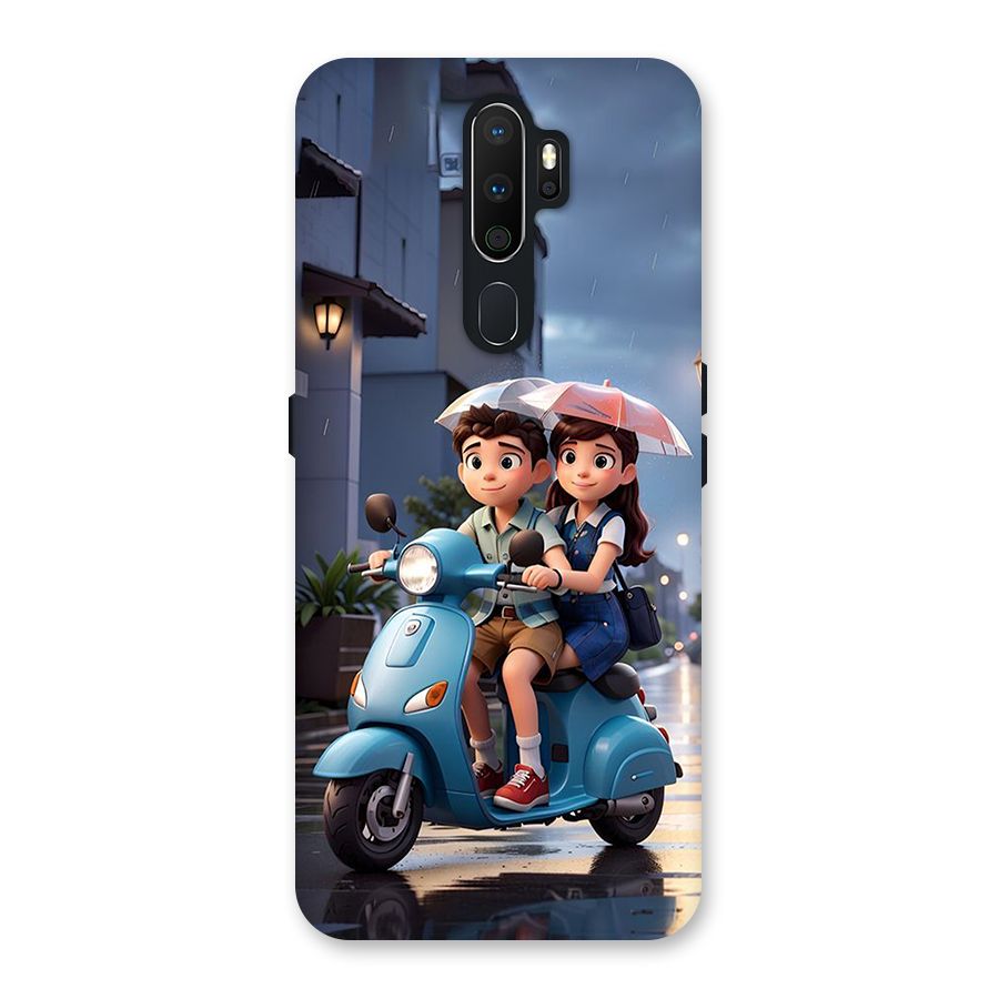 Cute Teen Scooter Back Case for Oppo A5 (2020)