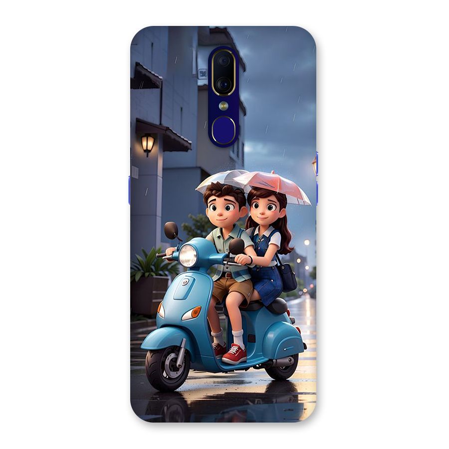 Cute Teen Scooter Back Case for Oppo A9