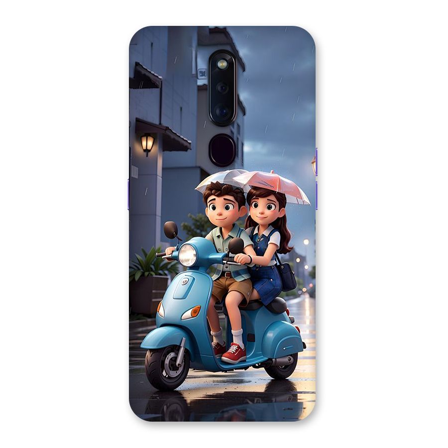 Cute Teen Scooter Back Case for Oppo F11 Pro