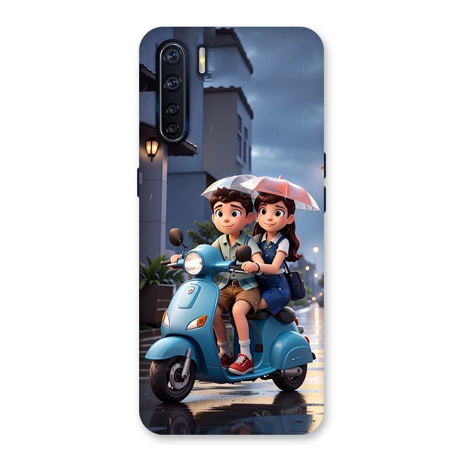Cute Teen Scooter Back Case for Oppo F15