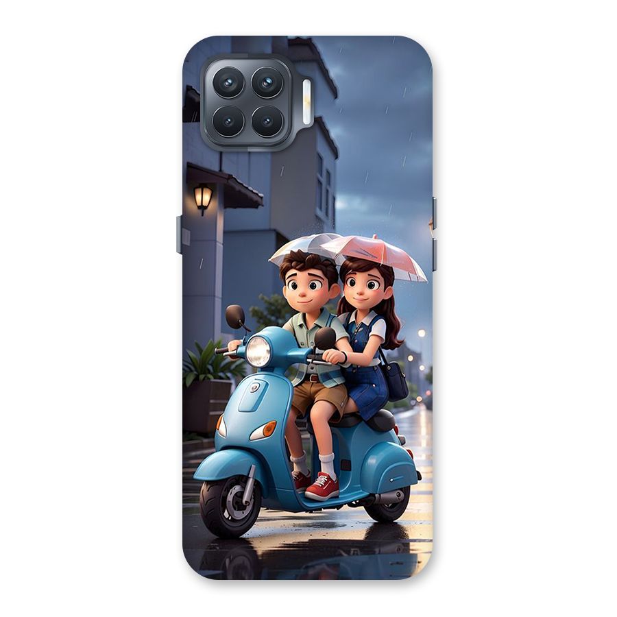 Cute Teen Scooter Back Case for Oppo F17 Pro