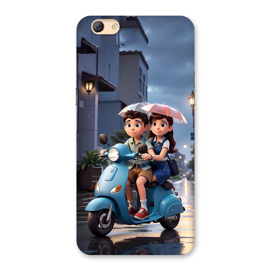 Cute Teen Scooter Back Case for Oppo F3 Plus