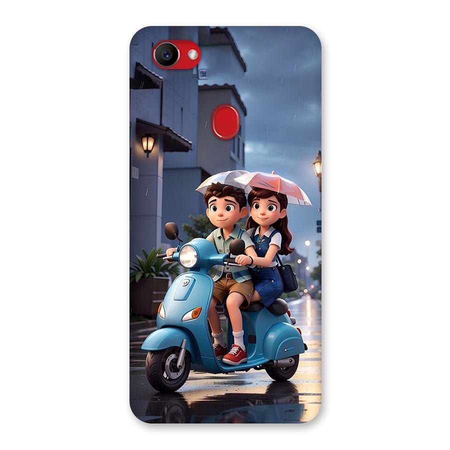Cute Teen Scooter Back Case for Oppo F7