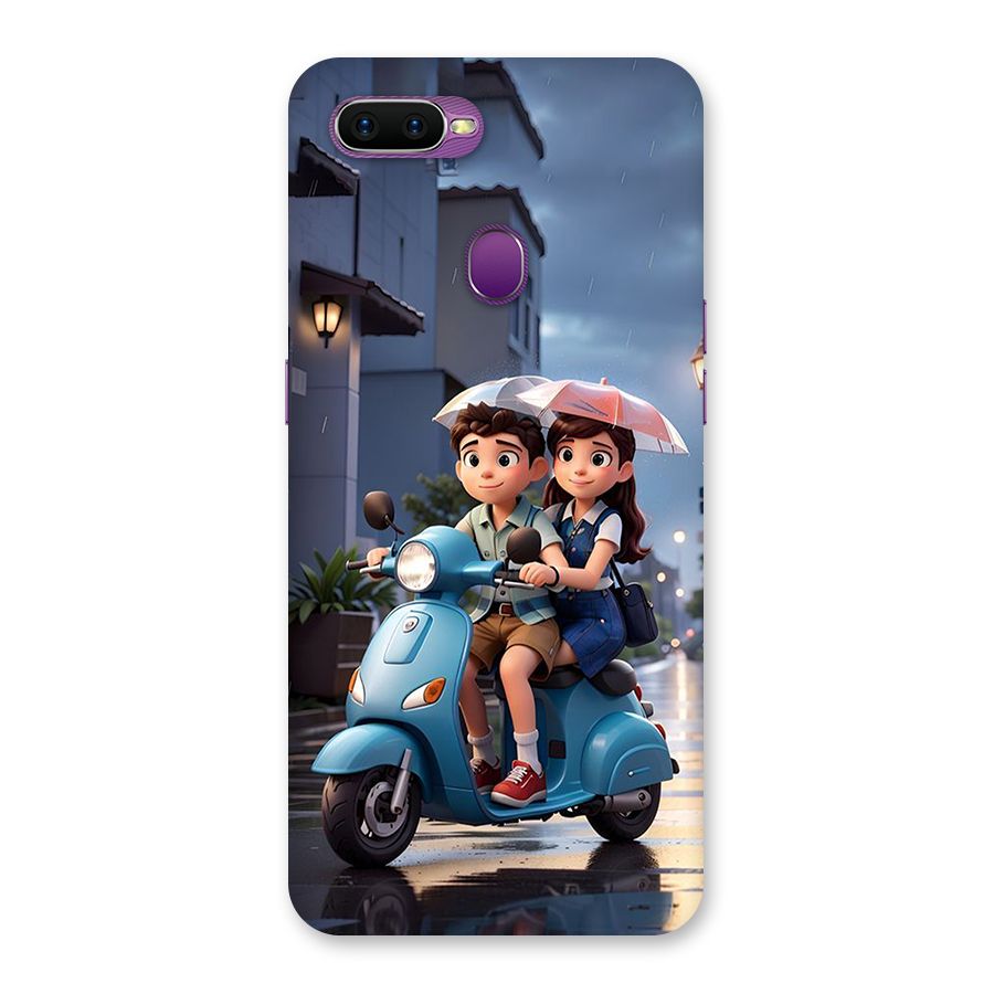 Cute Teen Scooter Back Case for Oppo F9