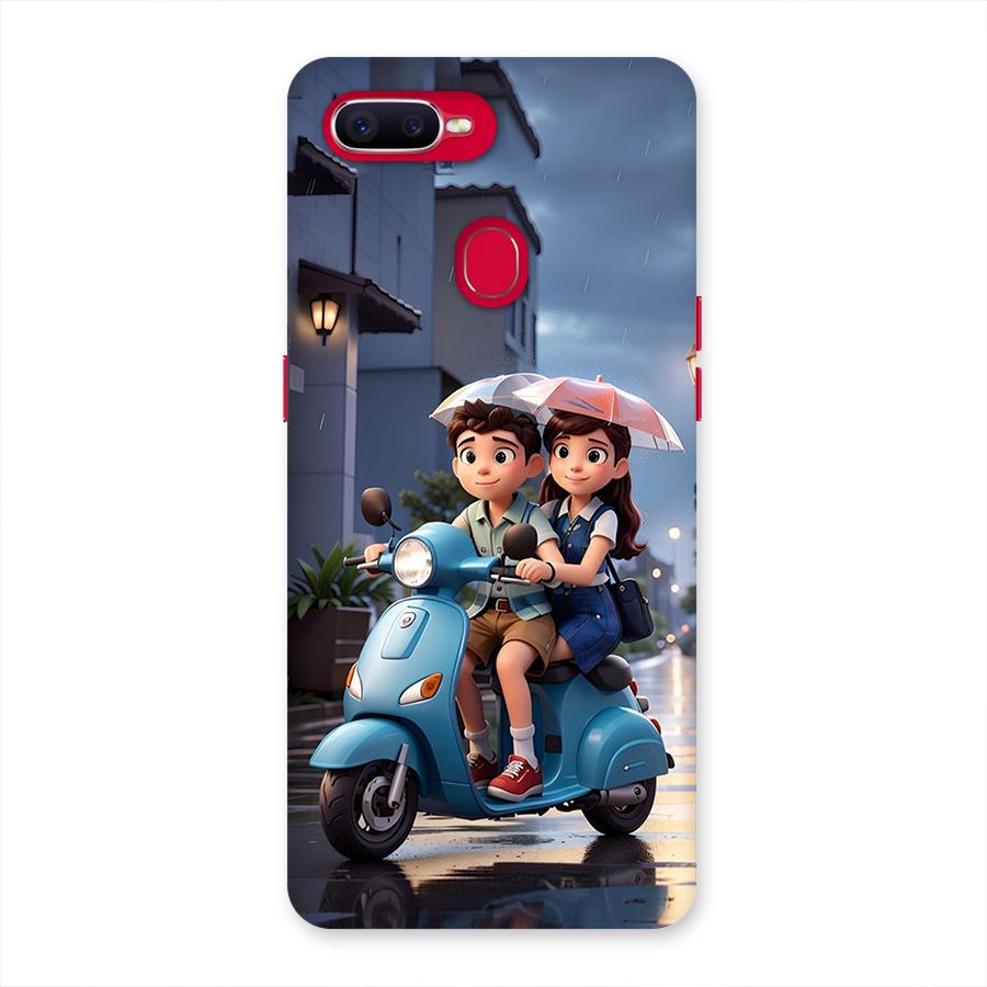 Cute Teen Scooter Back Case for Oppo F9 Pro