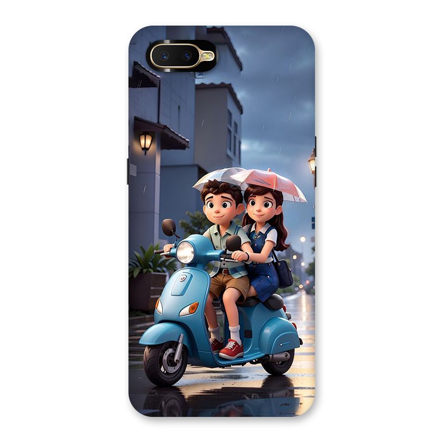 Cute Teen Scooter Back Case for Oppo K1