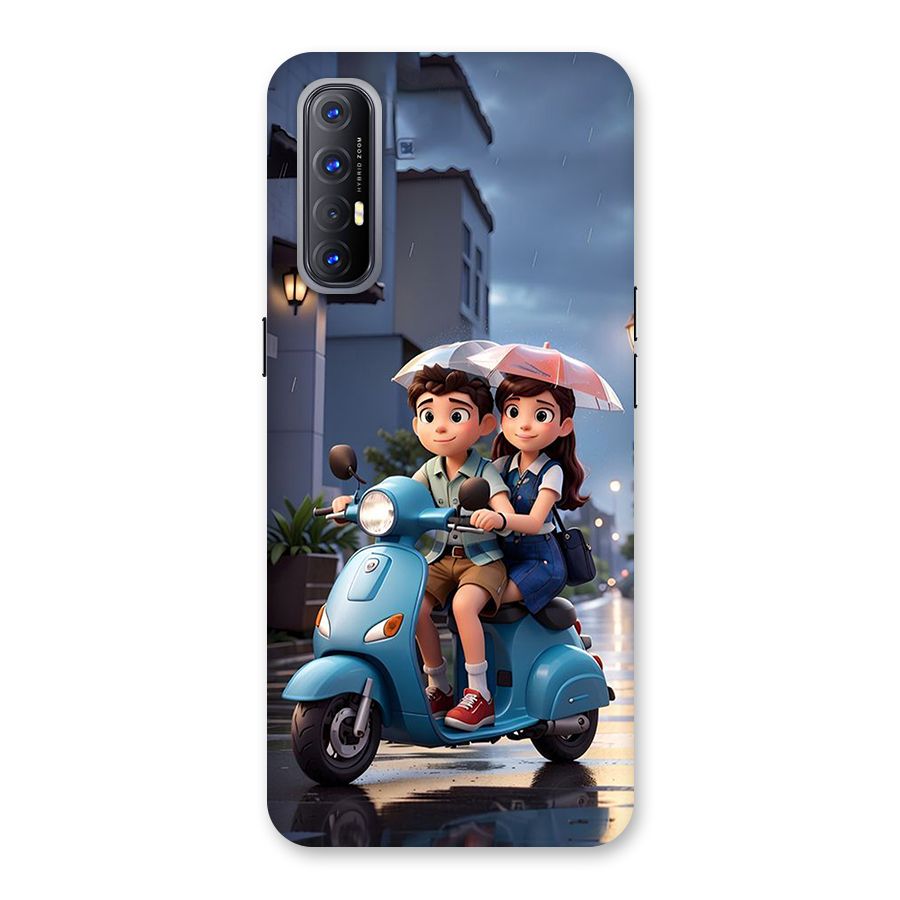 Cute Teen Scooter Back Case for Oppo Reno3 Pro