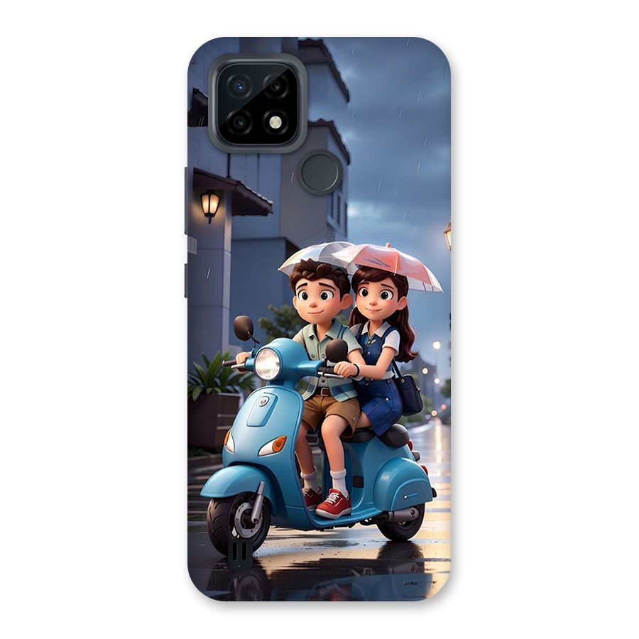 Cute Teen Scooter Back Case for Realme C21