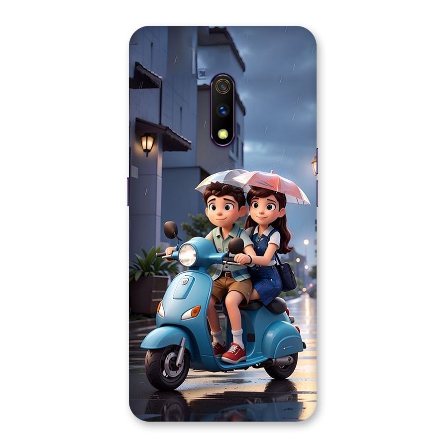 Cute Teen Scooter Back Case for Realme X