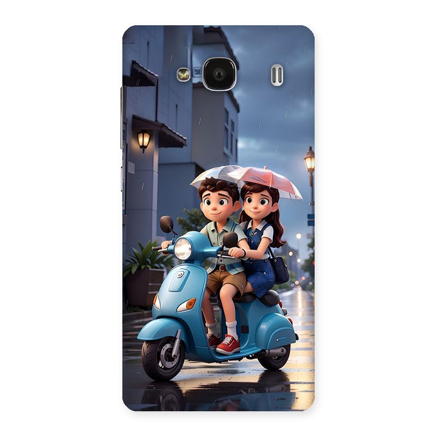Cute Teen Scooter Back Case for Redmi 2