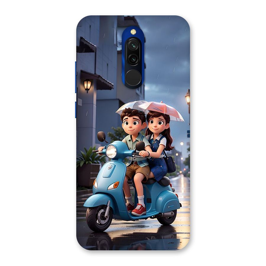 Cute Teen Scooter Back Case for Redmi 8