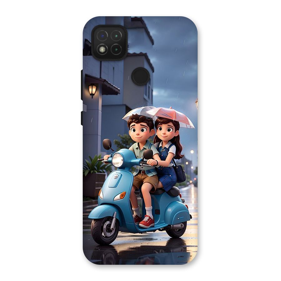 Cute Teen Scooter Back Case for Redmi 9C