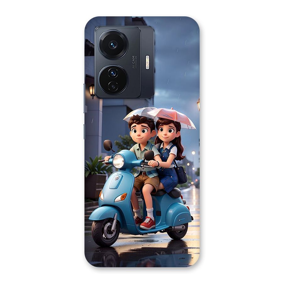Cute Teen Scooter Back Case for Vivo T1 Pro