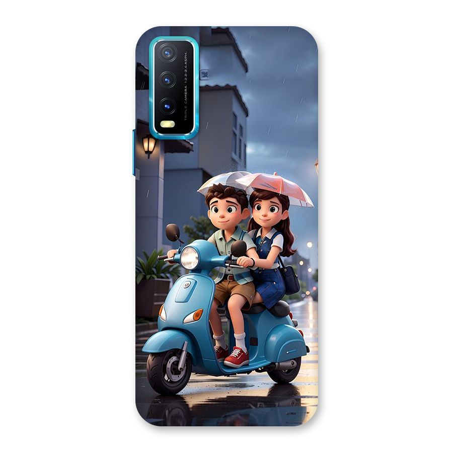 Cute Teen Scooter Back Case for Vivo Y20A