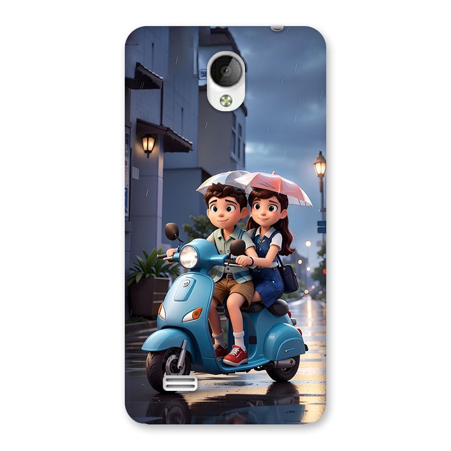 Cute Teen Scooter Back Case for Vivo Y21