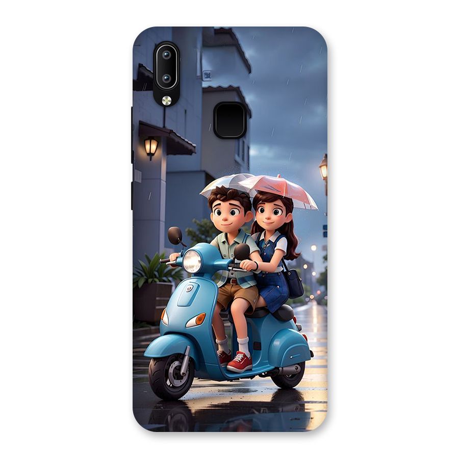 Cute Teen Scooter Back Case for Vivo Y93