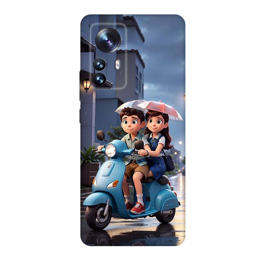 Cute Teen Scooter Back Case for Xiaomi 12 Pro