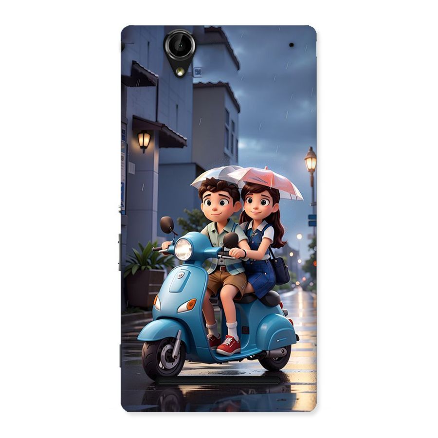 Cute Teen Scooter Back Case for Xperia T2
