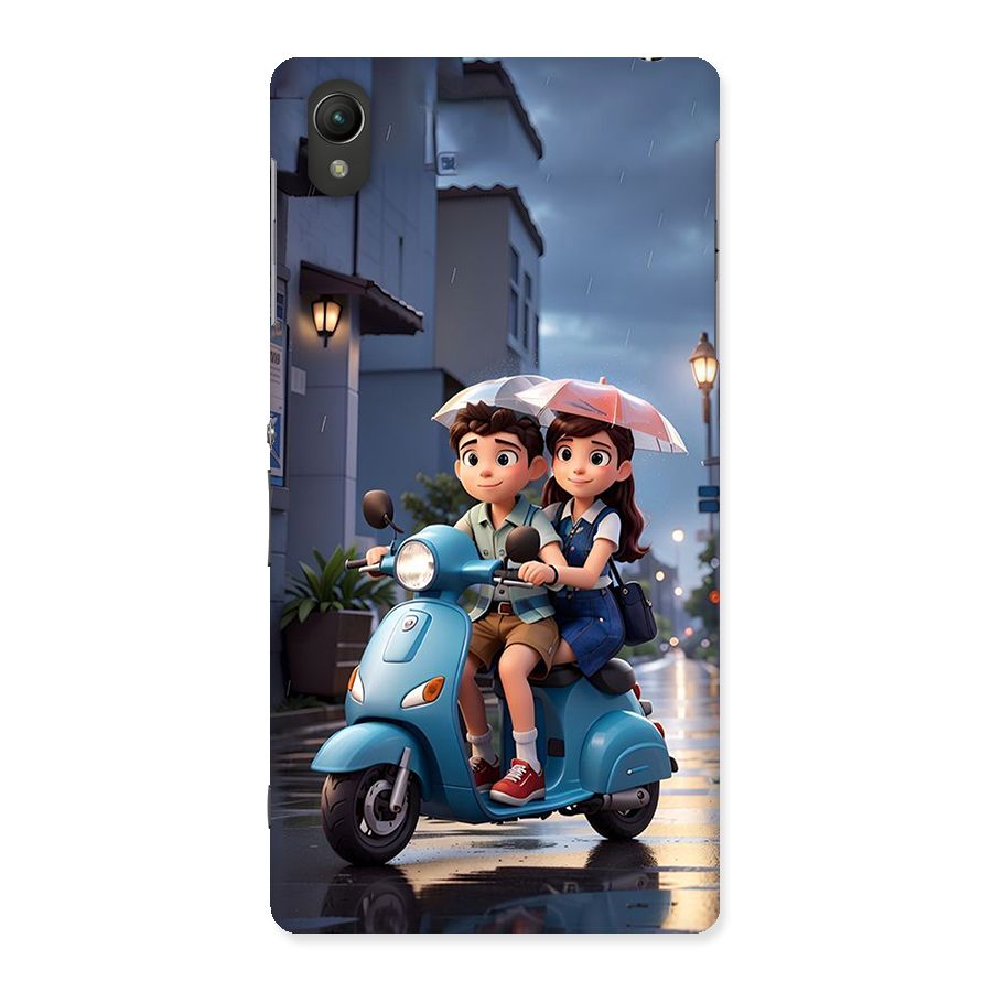 Cute Teen Scooter Back Case for Xperia Z2
