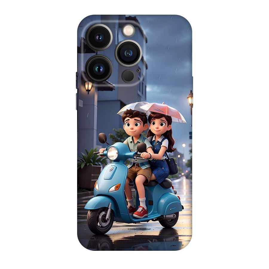 Cute Teen Scooter Back Case for iPhone 14 Pro