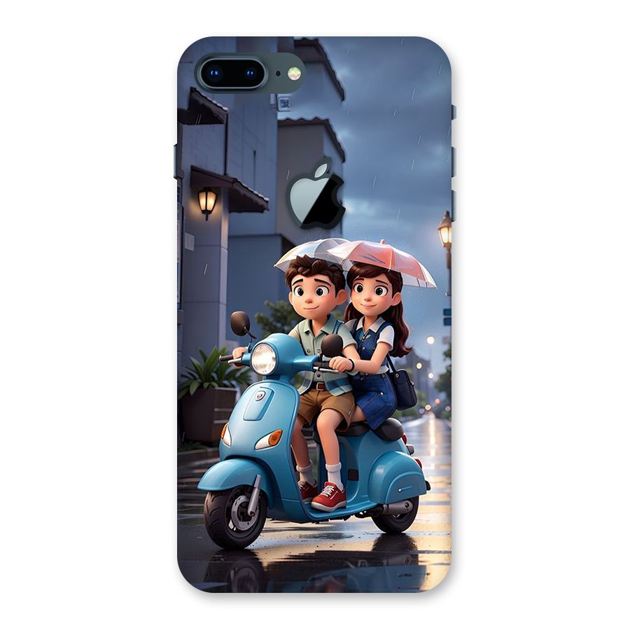 Cute Teen Scooter Back Case for iPhone 7 Plus Apple Cut