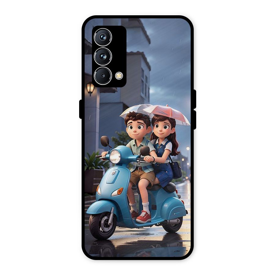 Cute Teen Scooter Metal Back Case for Realme GT Master Edition