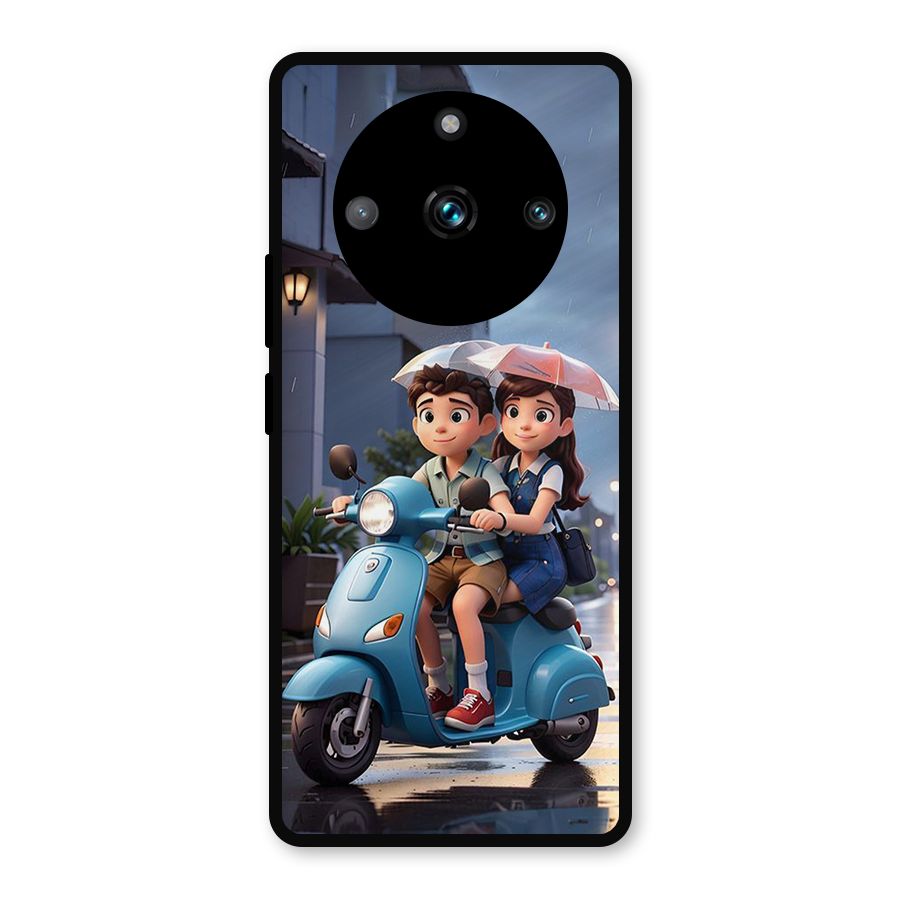 Cute Teen Scooter Metal Back Case for Realme Narzo 60 Pro