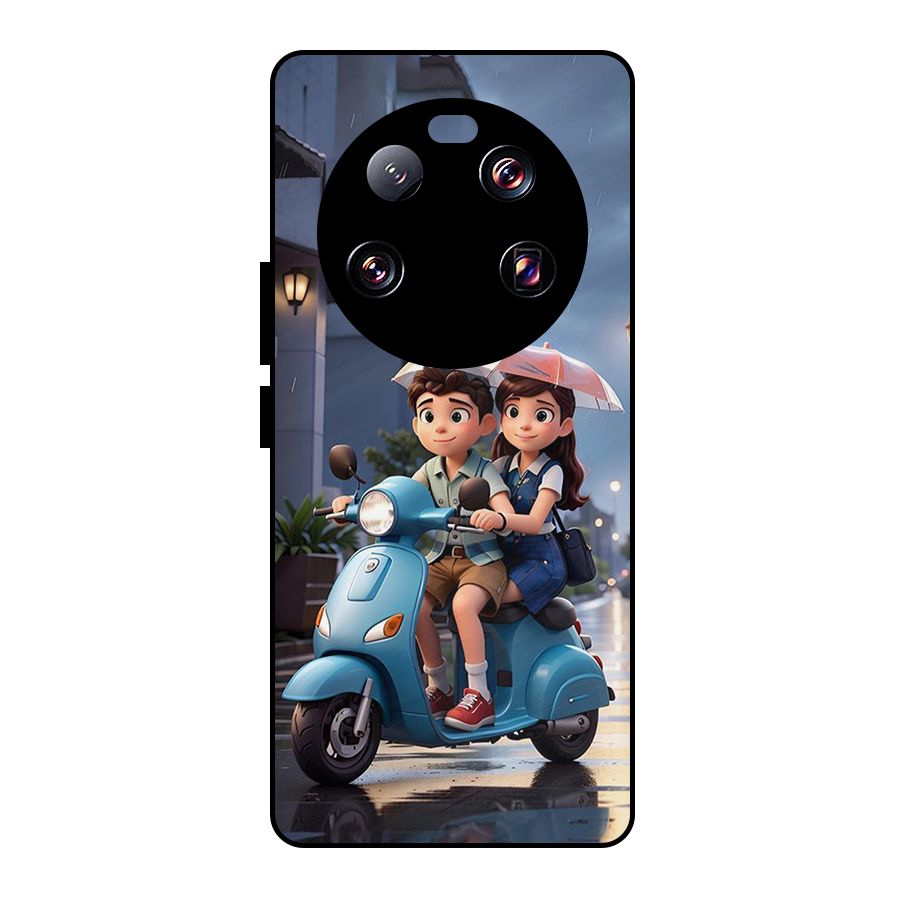 Cute Teen Scooter Metal Back Case for Xiaomi 13 Ultra