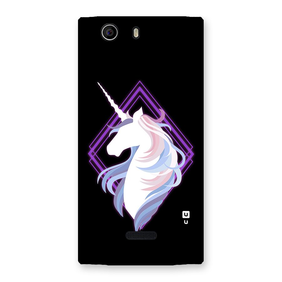 Cute Unicorn Illustration Back Case for Canvas Nitro 2 E311