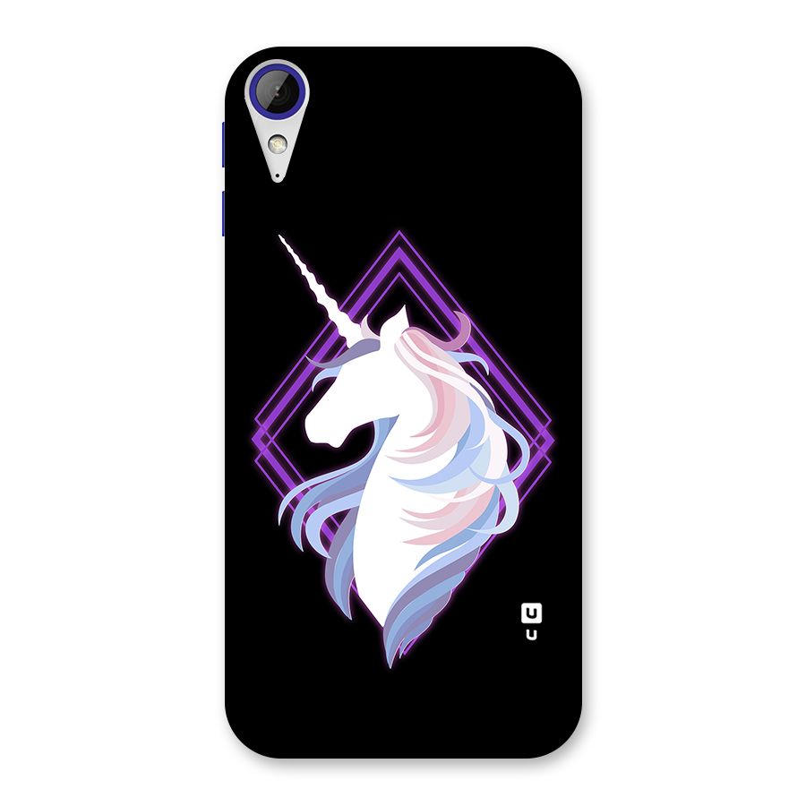 Cute Unicorn Illustration Back Case for Desire 830