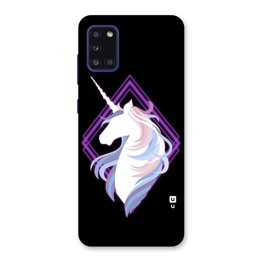 Cute Unicorn Illustration Back Case for Galaxy A31