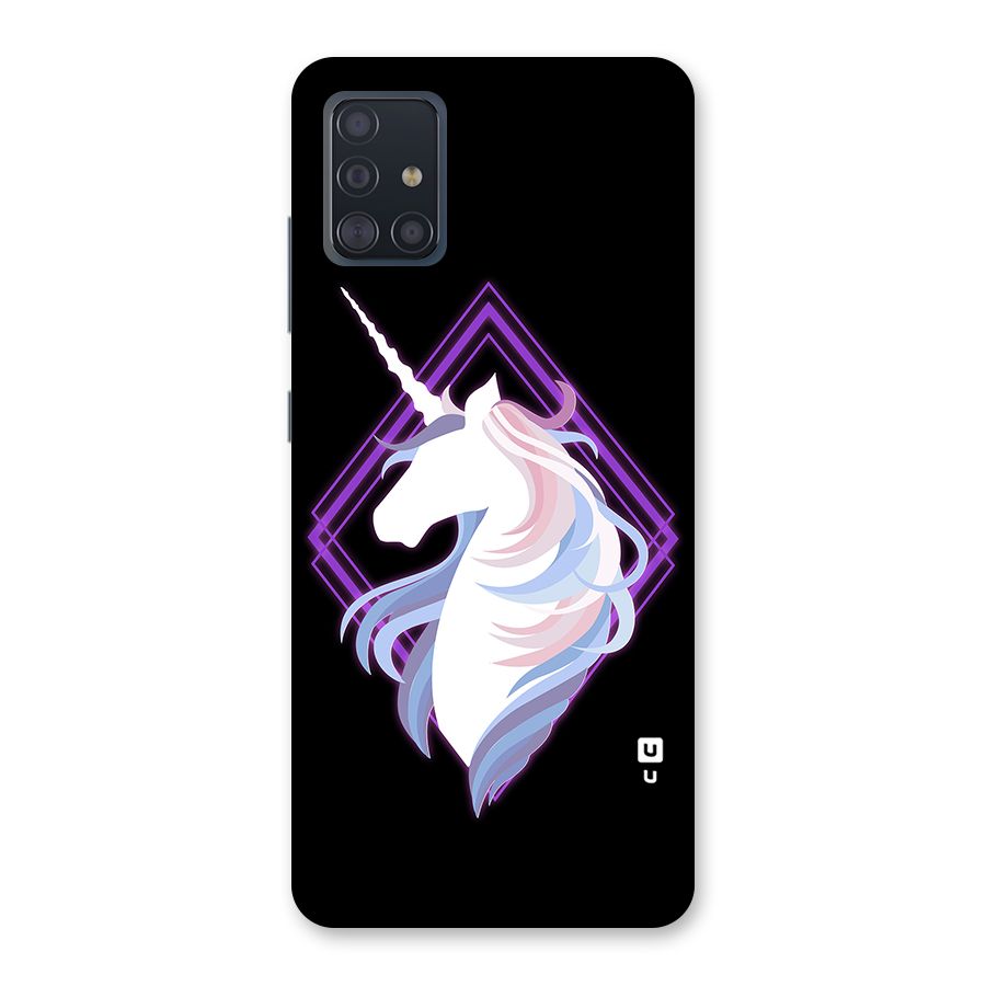 Cute Unicorn Illustration Back Case for Galaxy A51