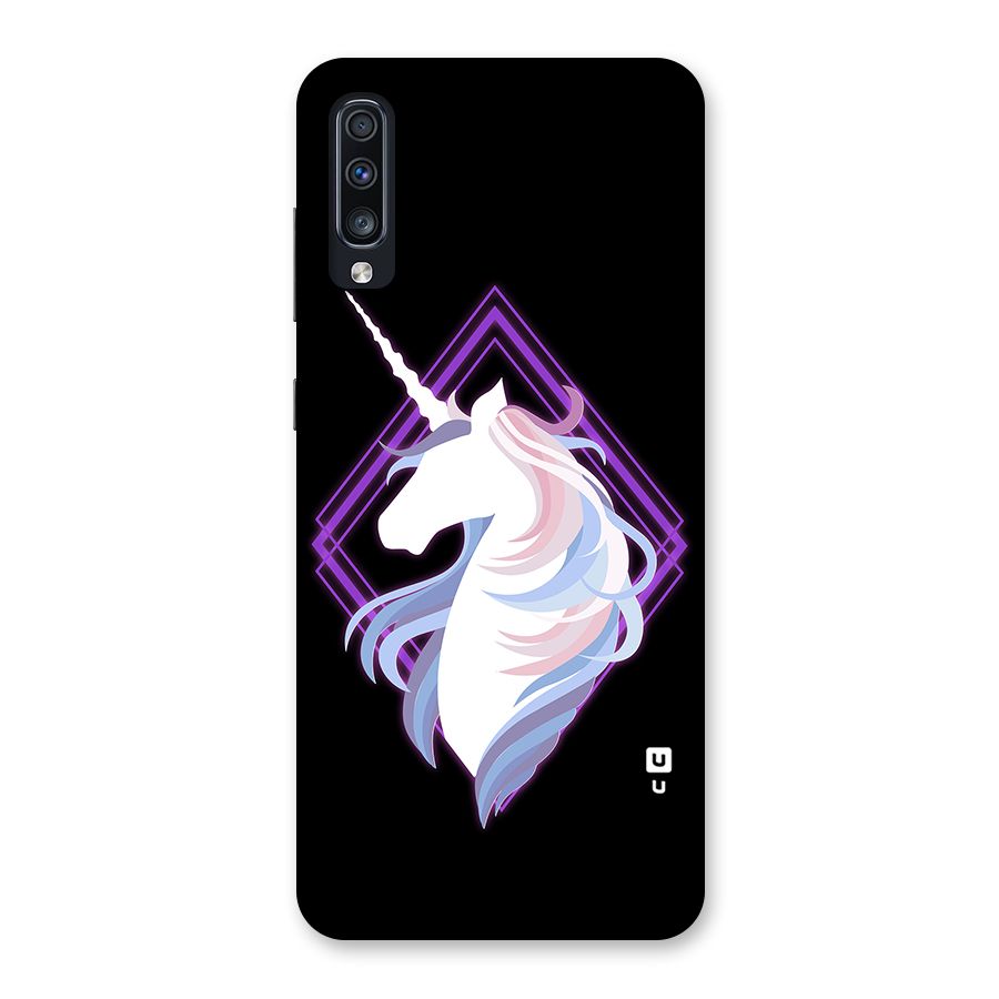 Cute Unicorn Illustration Back Case for Galaxy A70