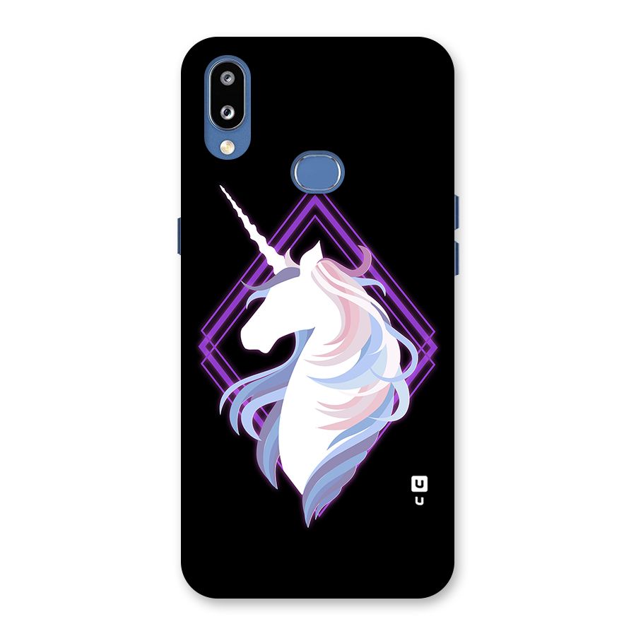Cute Unicorn Illustration Back Case for Galaxy M01s
