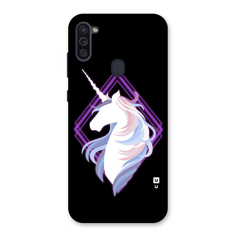 Cute Unicorn Illustration Back Case for Galaxy M11