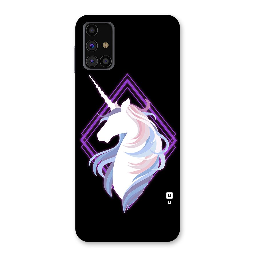 Cute Unicorn Illustration Back Case for Galaxy M31s