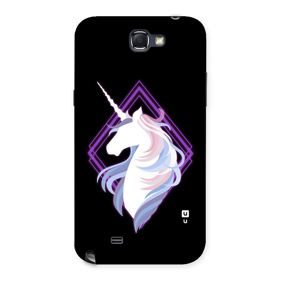 Cute Unicorn Illustration Back Case for Galaxy Note 2