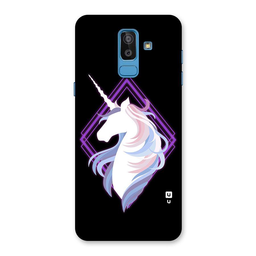 Cute Unicorn Illustration Back Case for Galaxy On8 (2018)